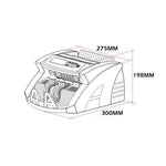 Automatic Australian Money Bill Banknote Cash Counter Machine + Digital Display - Appliances > Appliances Others