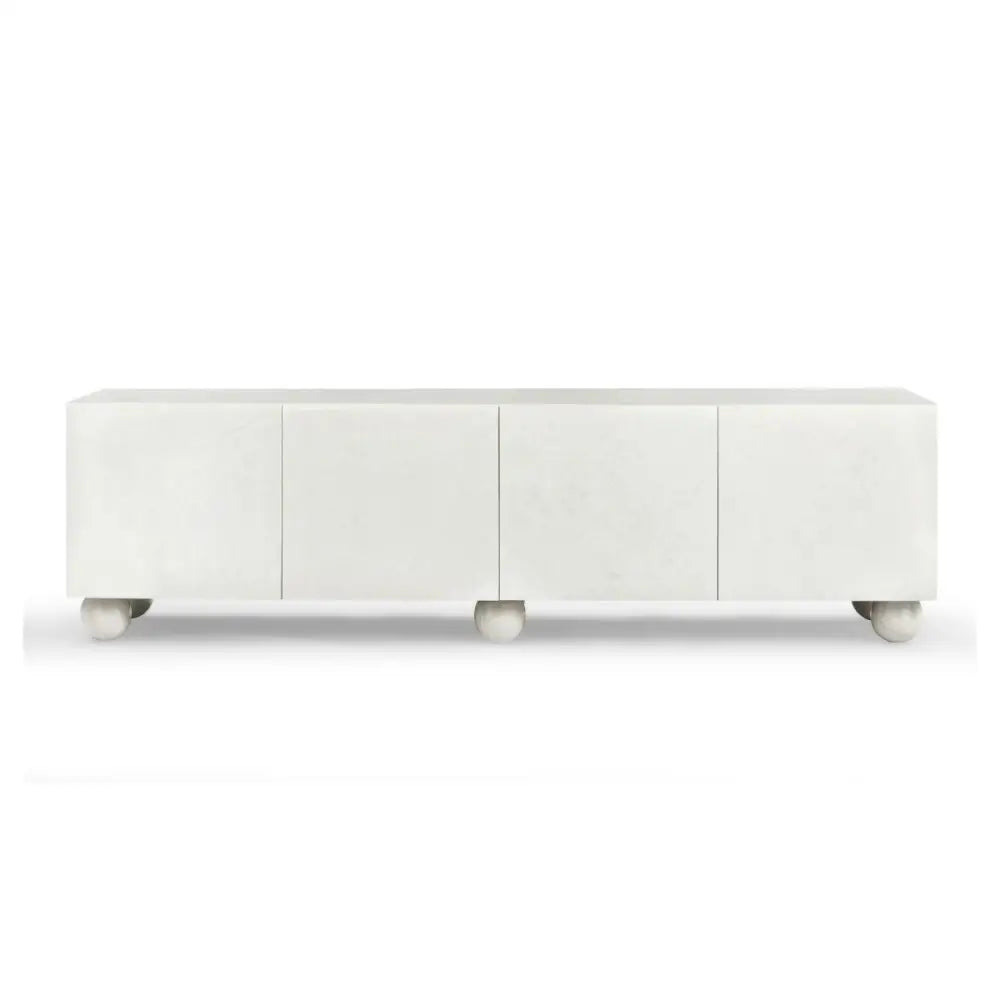 Ava White TV Unit - Furniture > Living Room > TV Units