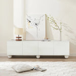 Ava White TV Unit - Furniture > Living Room > TV Units