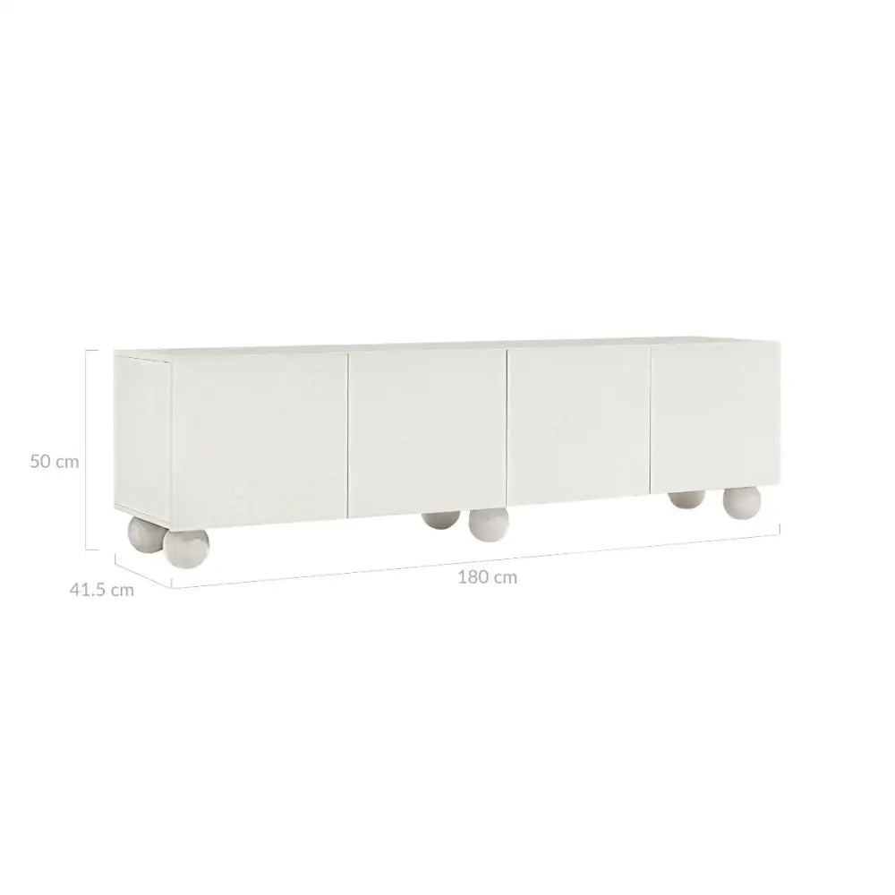 Ava White TV Unit - Furniture > Living Room > TV Units