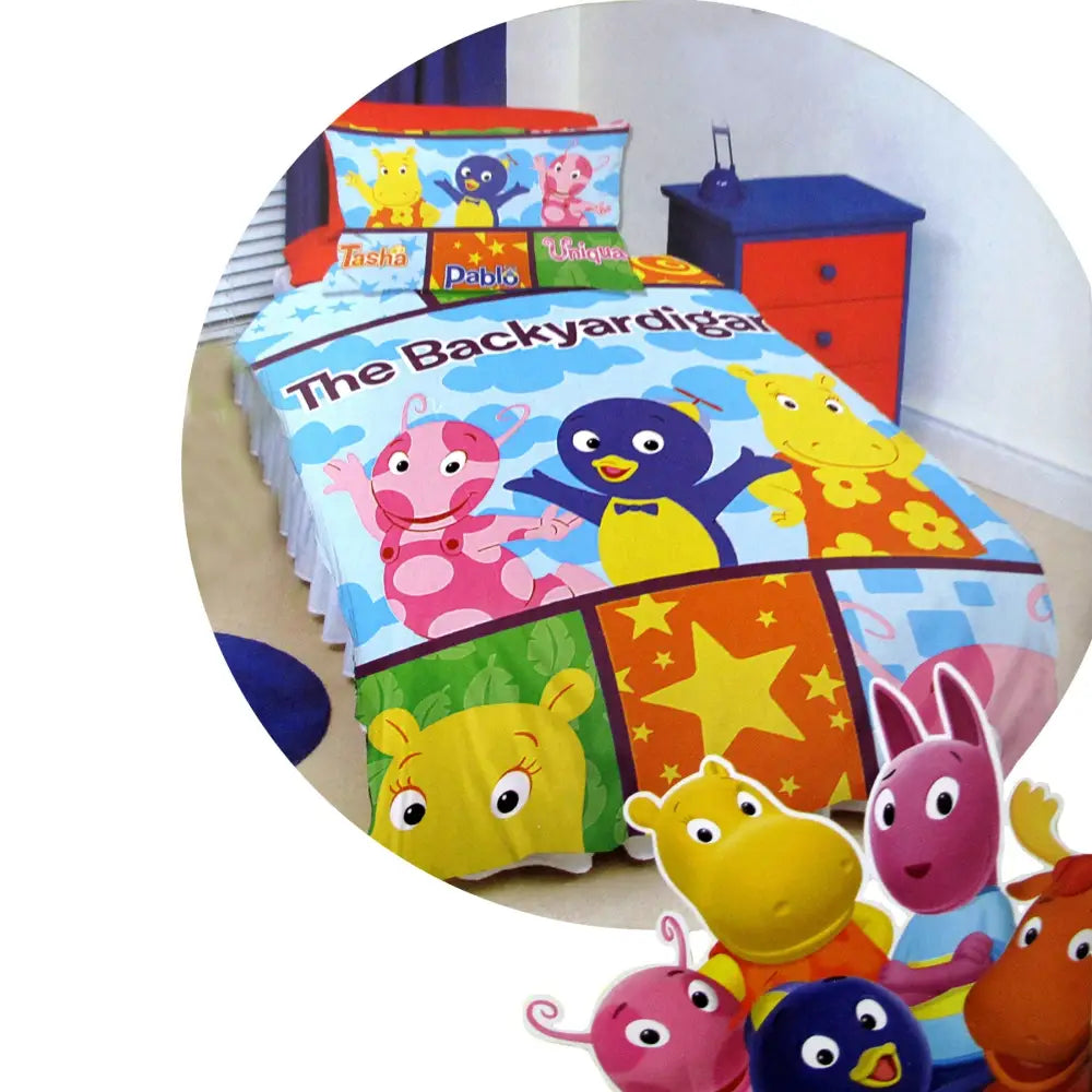 Backyardigan Quilt Cover Set Single - Home & Garden > Bedding