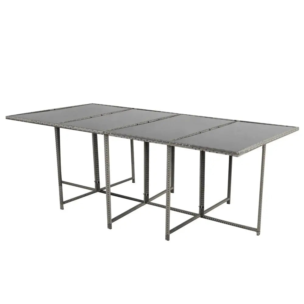 Bali 13PC Outdoor Dining Set-Grey - Furniture > Outdoor