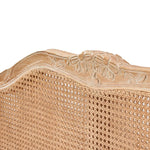Bali King Size Bed Frame Rattan Solid Timber Wood Mattress Base Oak - Furniture > Bedroom