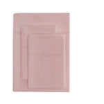 Balmain 1000 Thread Count Hotel Grade Bamboo Cotton Quilt Cover Pillowcases Set - King - Blush - Home & Garden > Bedding