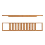 Bamboo Bath Caddy 64x15cm - Outdoor Recreation > Camping > Portable Toilets & Showers