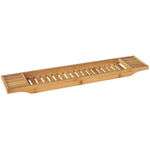 Bamboo Bath Caddy Tray,Organiser Natural - Home & Garden > Bathroom Accessories > Bath Caddies