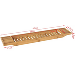 Bamboo Bath Caddy Tray,Organiser Natural - Home & Garden > Bathroom Accessories > Bath Caddies