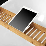 Bamboo Bath Caddy Tray,Organiser Natural - Home & Garden > Bathroom Accessories > Bath Caddies