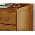 Bamboo Bedside Table Nightstand Storage Bedroom Sofa Side Stand - Furniture > Office