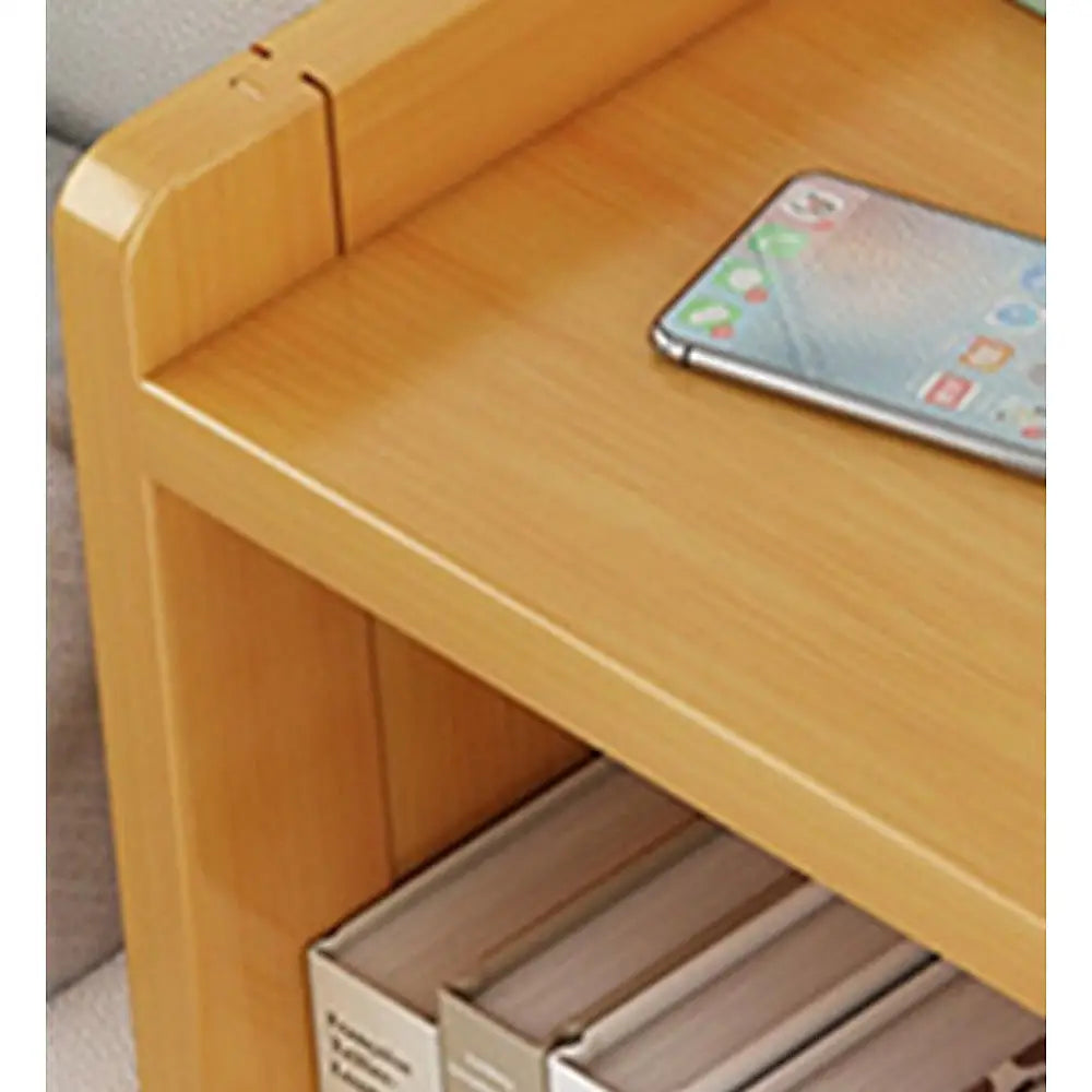 Bamboo Bedside Table Nightstand Storage Bedroom Sofa Side Stand - Furniture > Office