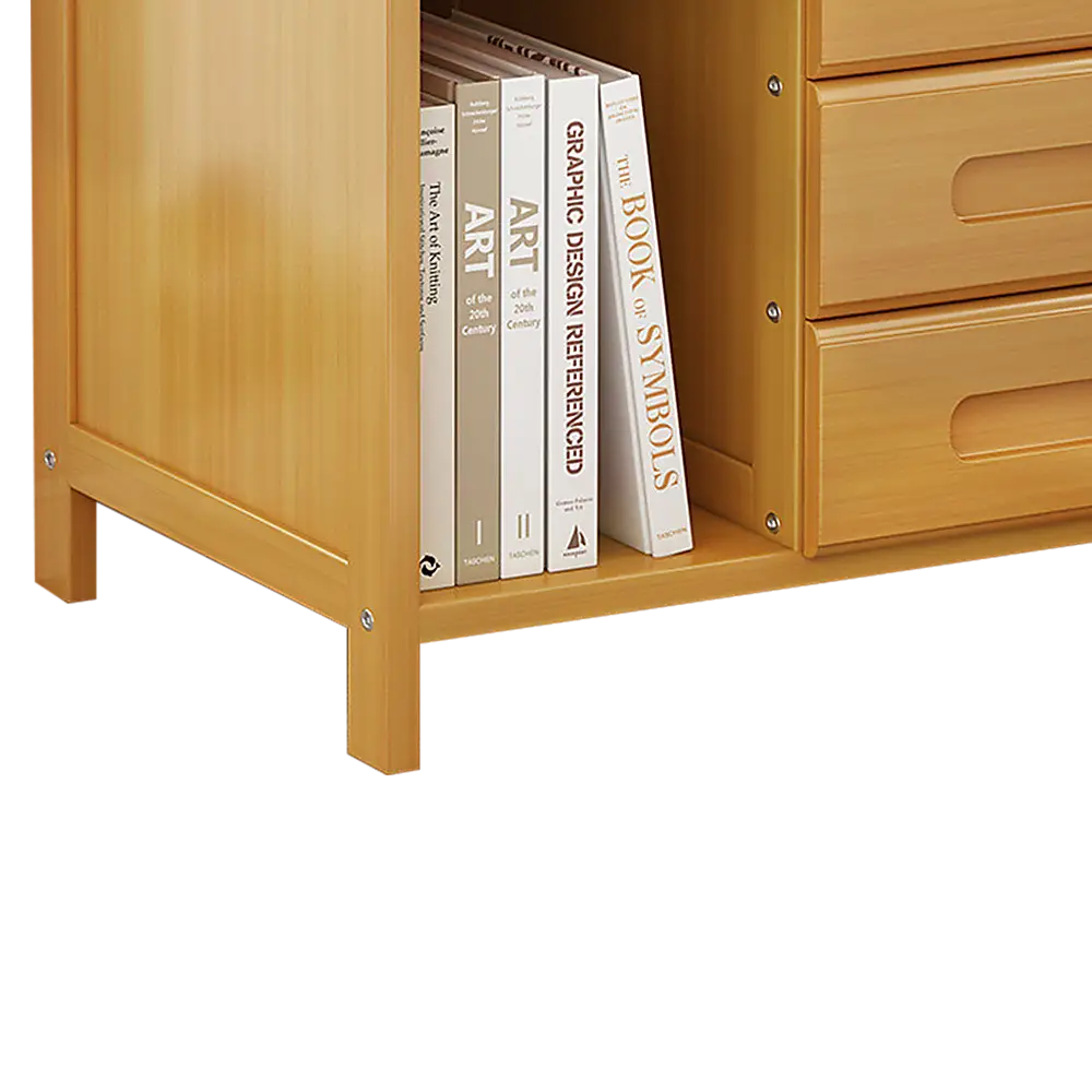 Bamboo Bedside Table Nightstand Storage Bedroom Sofa Side Stand - Furniture > Bedroom > Bedside Tables