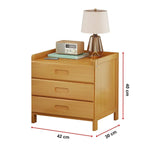 Bamboo Bedside Table Nightstand Storage Bedroom Sofa Side Stand - Furniture > Office