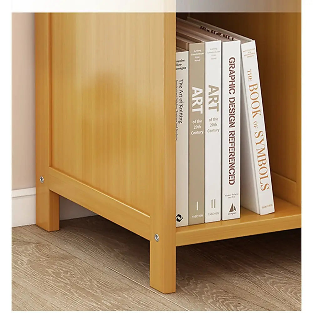 Bamboo Bedside Table Nightstand Storage Bedroom Sofa Side Stand - Furniture > Office