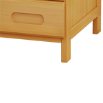 Bamboo Bedside Table Nightstand Storage Bedroom Sofa Side Stand - Furniture > Office