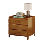 Bamboo Bedside Table Nightstand Storage Bedroom Sofa Side Stand - Furniture > Bedroom > Bedside Tables