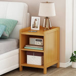 Bamboo Bedside Table Nightstand Storage Bedroom Sofa Side Stand - Furniture > Office