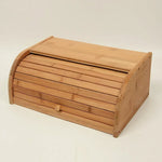 Bamboo Bread Storage Box Kitchen Loaf Pastry Container - Home & Garden > Kitchenware