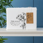Bamboo Cotton 500 Thread Count White Sheet Sets by Park Avenue Super King - Home & Garden > Bedding > Bed Sheets