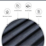 Bamboo Cotton Blend All Season Bedding Set - Charcoal - Queen Size - Home & Garden > Bedding > Bed Sheets