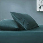 Bamboo Cotton Blend All Season Bedding Set - Emerald Green - Double Size - Home & Garden > Bedding > Bed Sheets