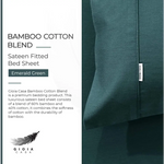 Bamboo Cotton Blend All Season Bedding Set - Emerald Green - Queen Size - Home & Garden > Bedding > Bed Sheets