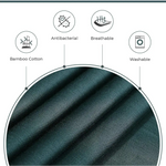 Bamboo Cotton Blend All Season Bedding Set - Emerald Green - Queen Size - Home & Garden > Bedding > Bed Sheets