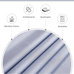 Bamboo Cotton Blend All Season Bedding Set - Silver - Queen Size - Home & Garden > Bedding > Bed Sheets