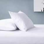 Bamboo Cotton Blend All Season Bedding Set - White - Double Size - Home & Garden > Bedding > Bed Sheets
