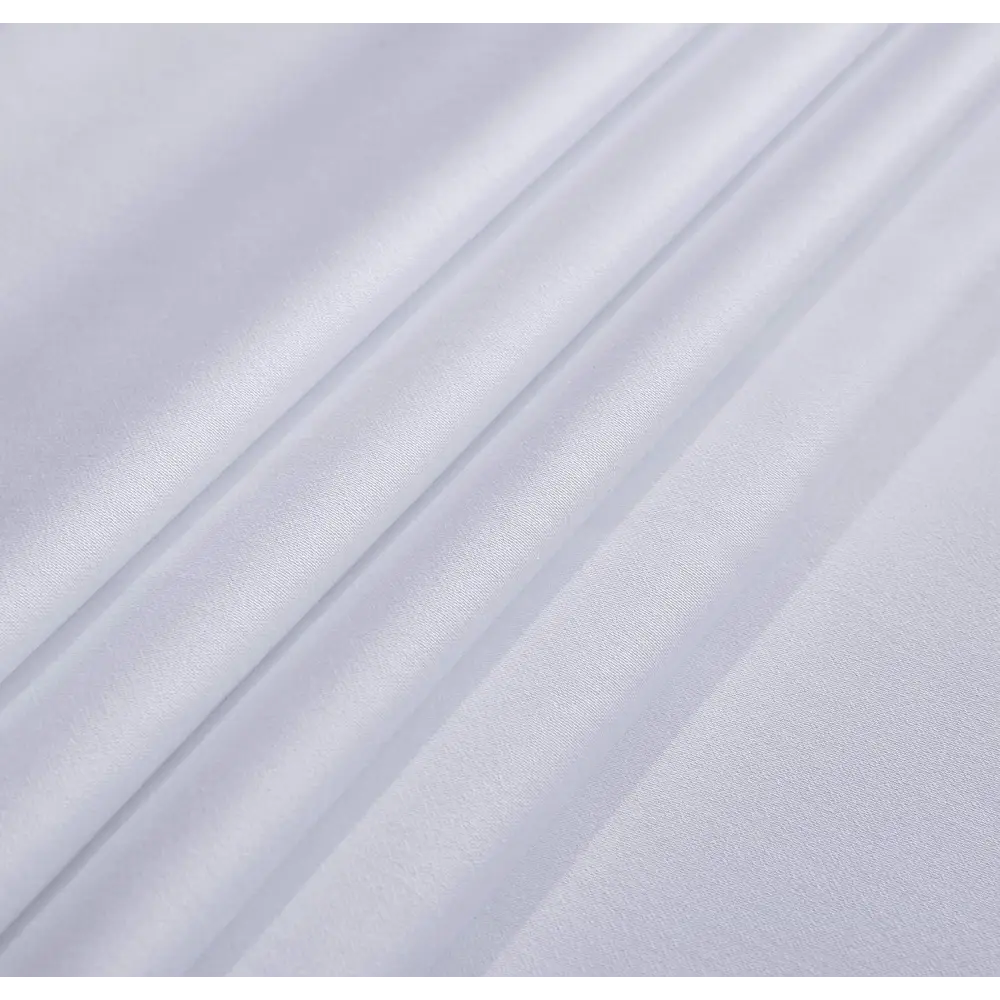 Bamboo Cotton Blend All Season Bedding Set - White - Single Size - Home & Garden > Bedding > Bed Sheets