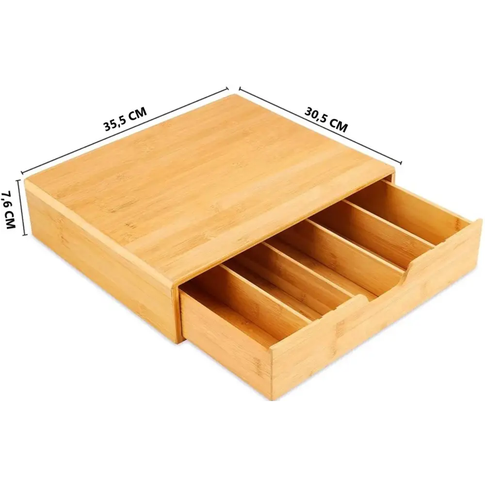Bamboo K-Cup Coffee Pod Holder Storage Organizer for Kitchen Jewelry and Cosmetic - Appliances > Kitchen Appliances