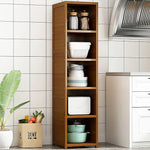 Bamboo Shelf Bookcase Display Storage Rack Stand Livingroom Bedroom - Furniture > Office