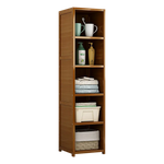 Bamboo Shelf Bookcase Display Storage Rack Stand Livingroom Bedroom - Furniture > Office
