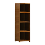 Bamboo Shelf Bookcase Display Storage Rack Stand Livingroom Bedroom - Furniture > Office