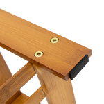 Bamboo Shoe Rack Wooden Bench Storage Organiser Cabinet Holder Stool - Furniture > Office