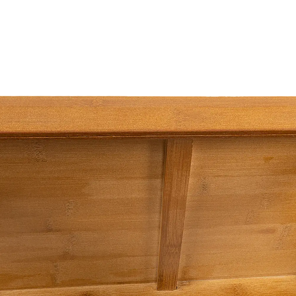 Bamboo Shoe Rack Wooden Bench Storage Organiser Cabinet Holder Stool - Furniture > Office