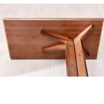 Bamboo Side Table for Sofa Living Room Bedroom or Bedside Nightstand - Furniture > Office