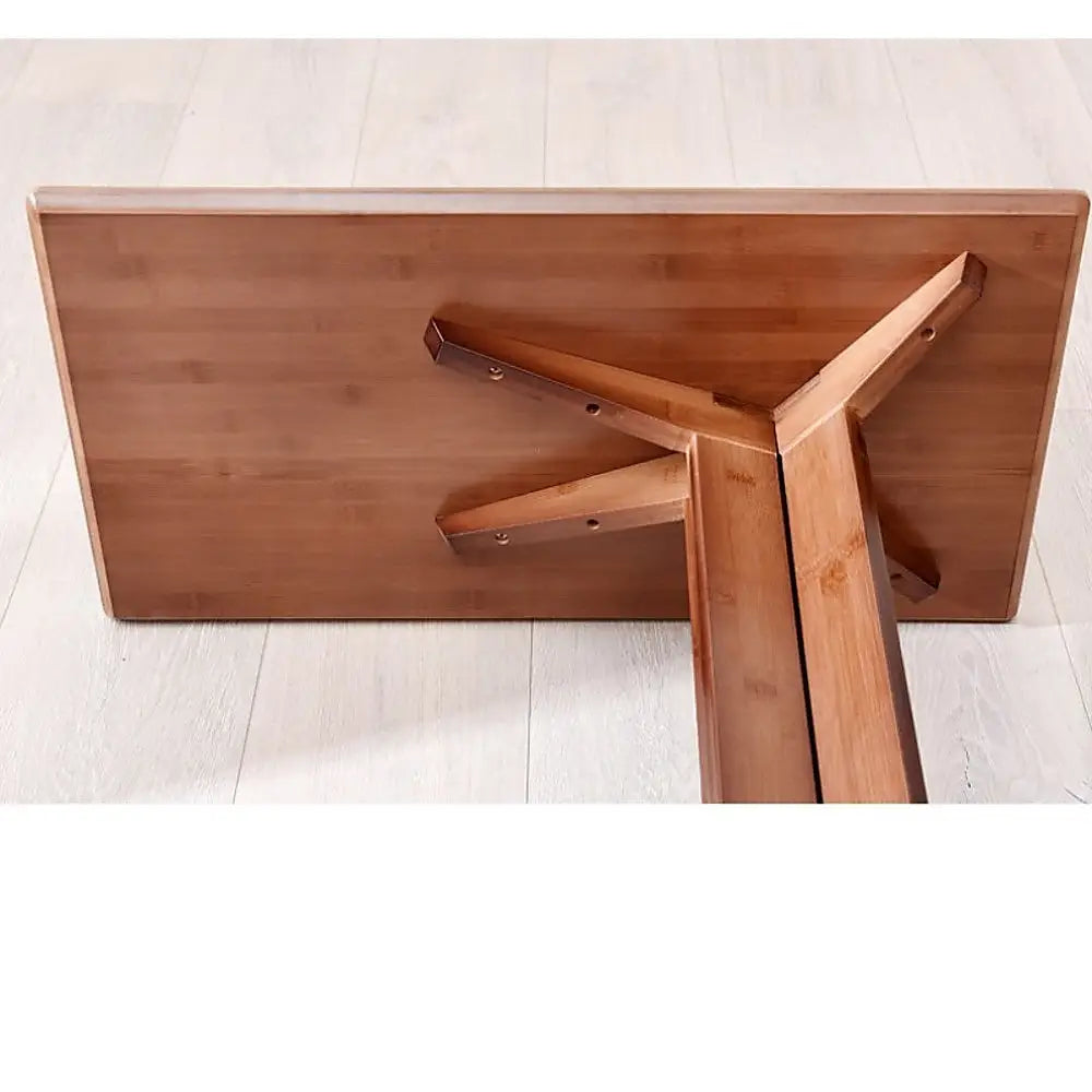 Bamboo Side Table for Sofa Living Room Bedroom or Bedside Nightstand - Furniture > Office