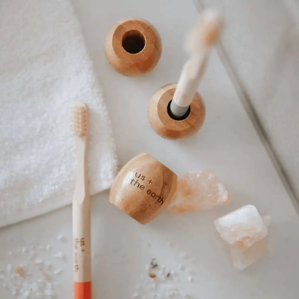 Bamboo Toothbrush Stand - Home & Garden > Bathroom Accessories > Toothbrush Holders
