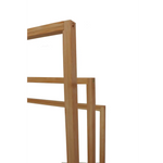 Bamboo Towel Bar Holder Rack 3-Tier Freestanding for Bathroom and Bedroom - Furniture > Bathroom