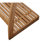 Bamboo Towel Bar Metal Holder Rack 3-Tier Freestanding and Bottom shelf for Bathroom - Furniture > Bathroom