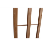 Bamboo Towel Bar Metal Holder Rack 3-Tier Freestanding for Bathroom and Bedroom - Furniture > Bathroom