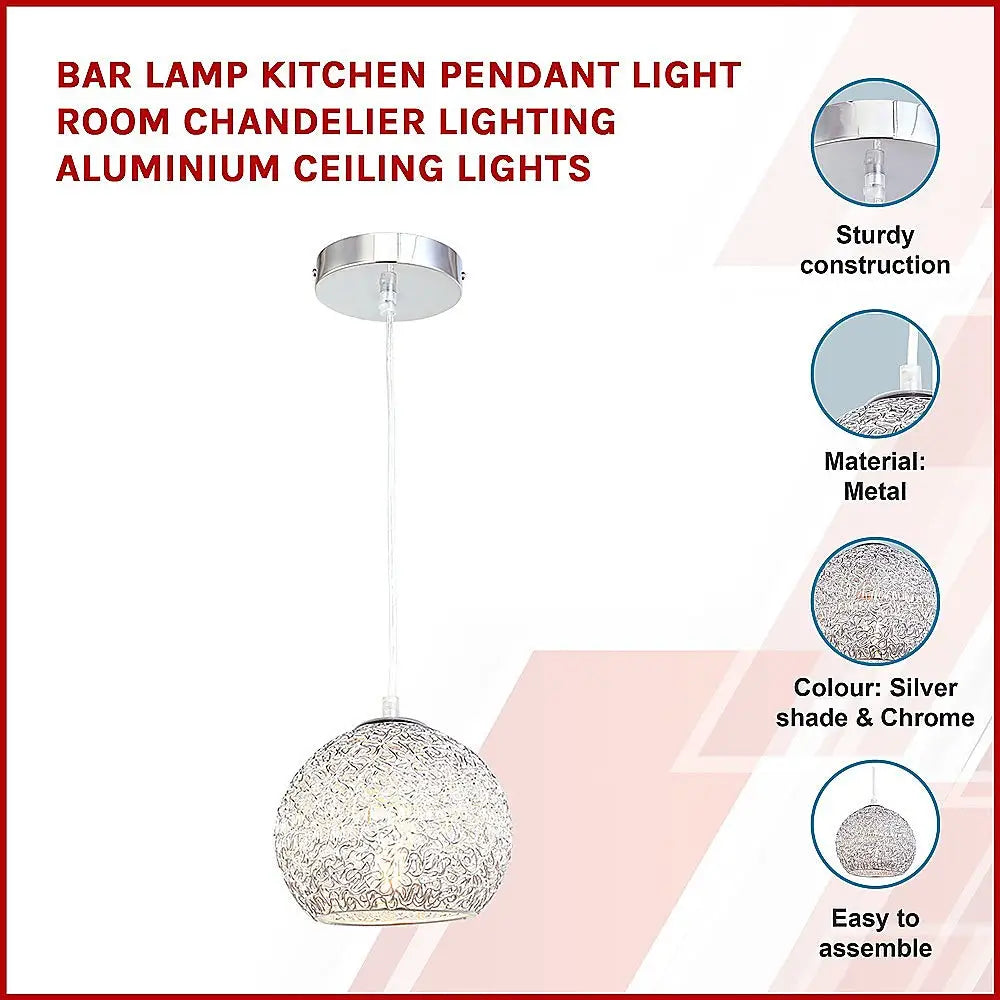Bar Lamp Kitchen Pendant Light Room Chandelier Lighting Aluminium Ceiling Lights - Home & Garden > Lighting