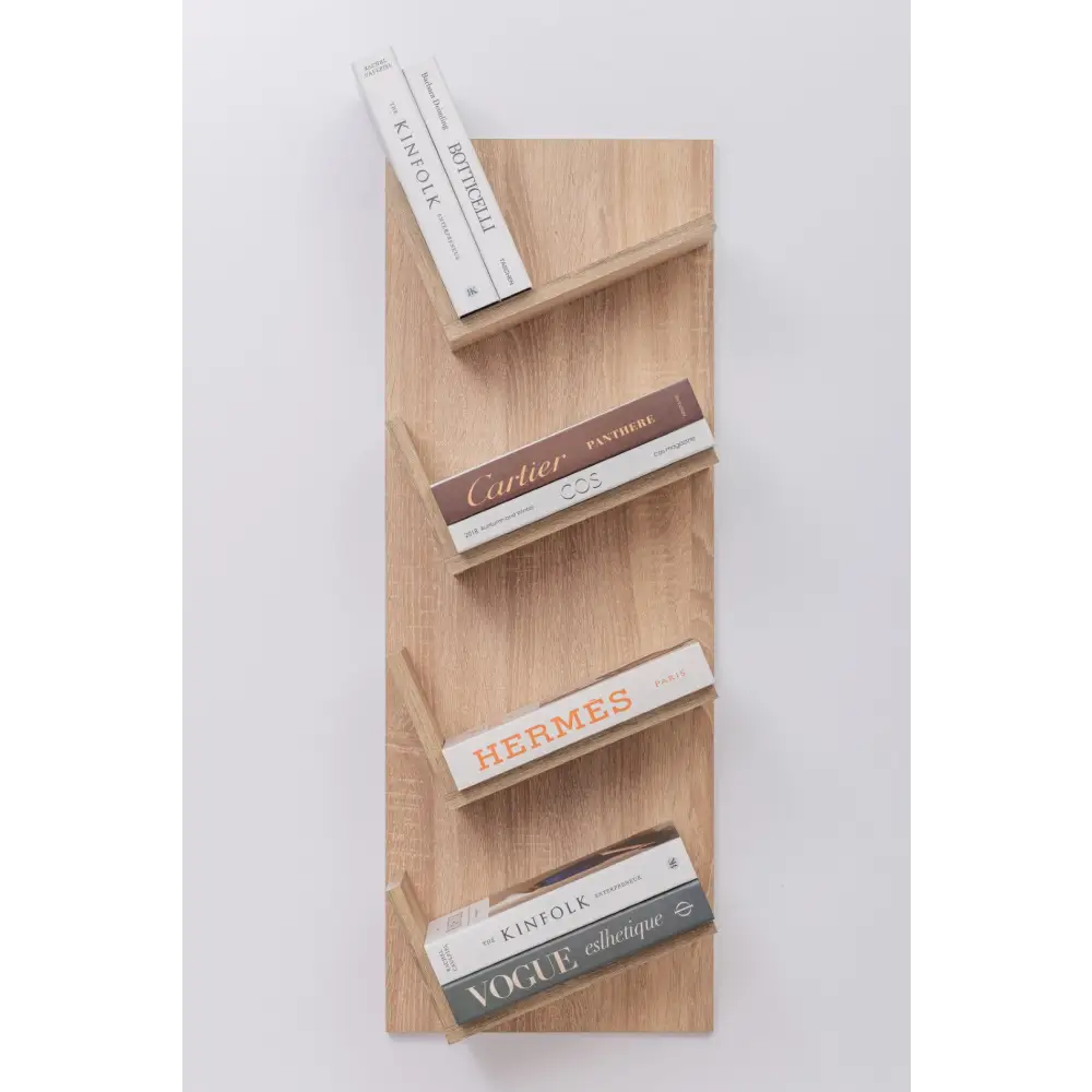 BARCELONA DISPLAY SHELF - NATURAL OAK - Furniture > Living Room