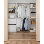 BASEL 2M WALK IN WARDROBE KIT - CLASSIC - Home & Garden > Storage > Clothing & Wardrobe Storage