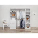 BASEL 2M WALK IN WARDROBE KIT - CLASSIC - Home & Garden > Storage > Clothing & Wardrobe Storage