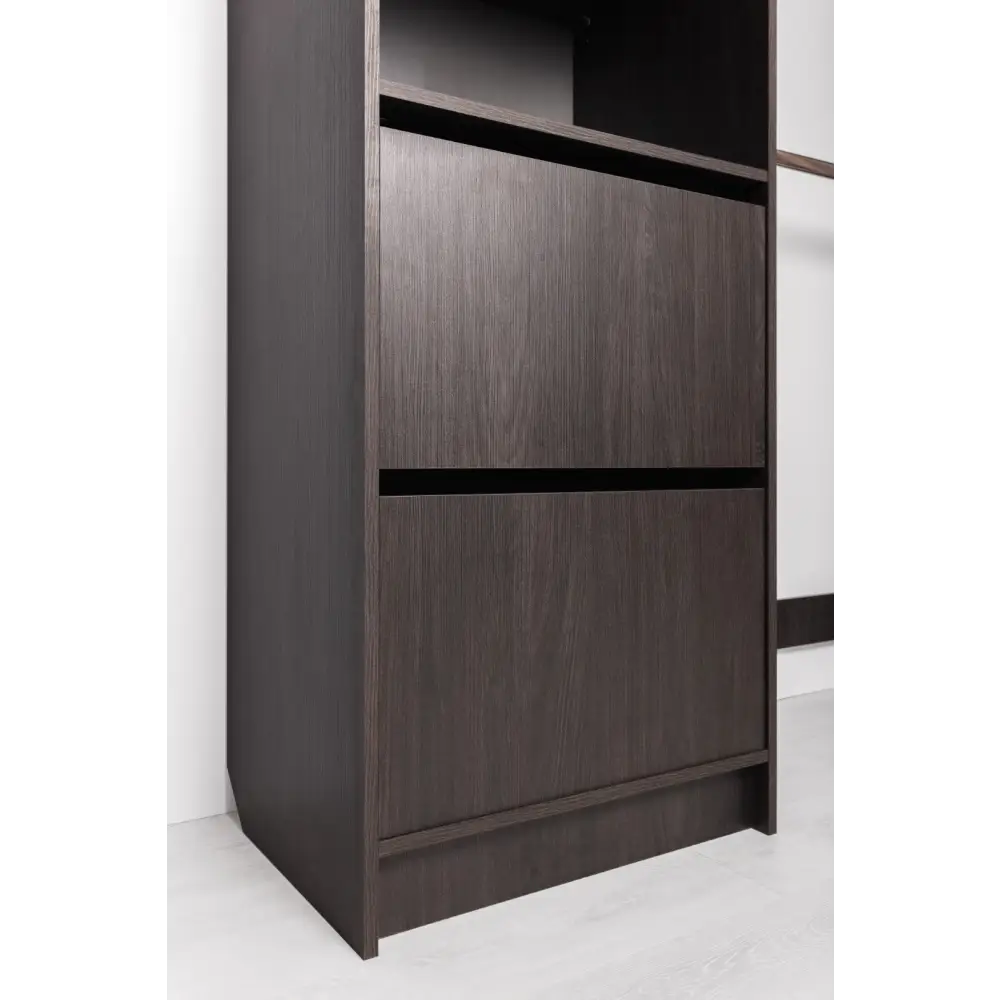 BASEL 2M WALK IN WARDROBE KIT - CLASSIC - NORDIC ASH - Home & Garden > Storage > Clothing & Wardrobe Storage