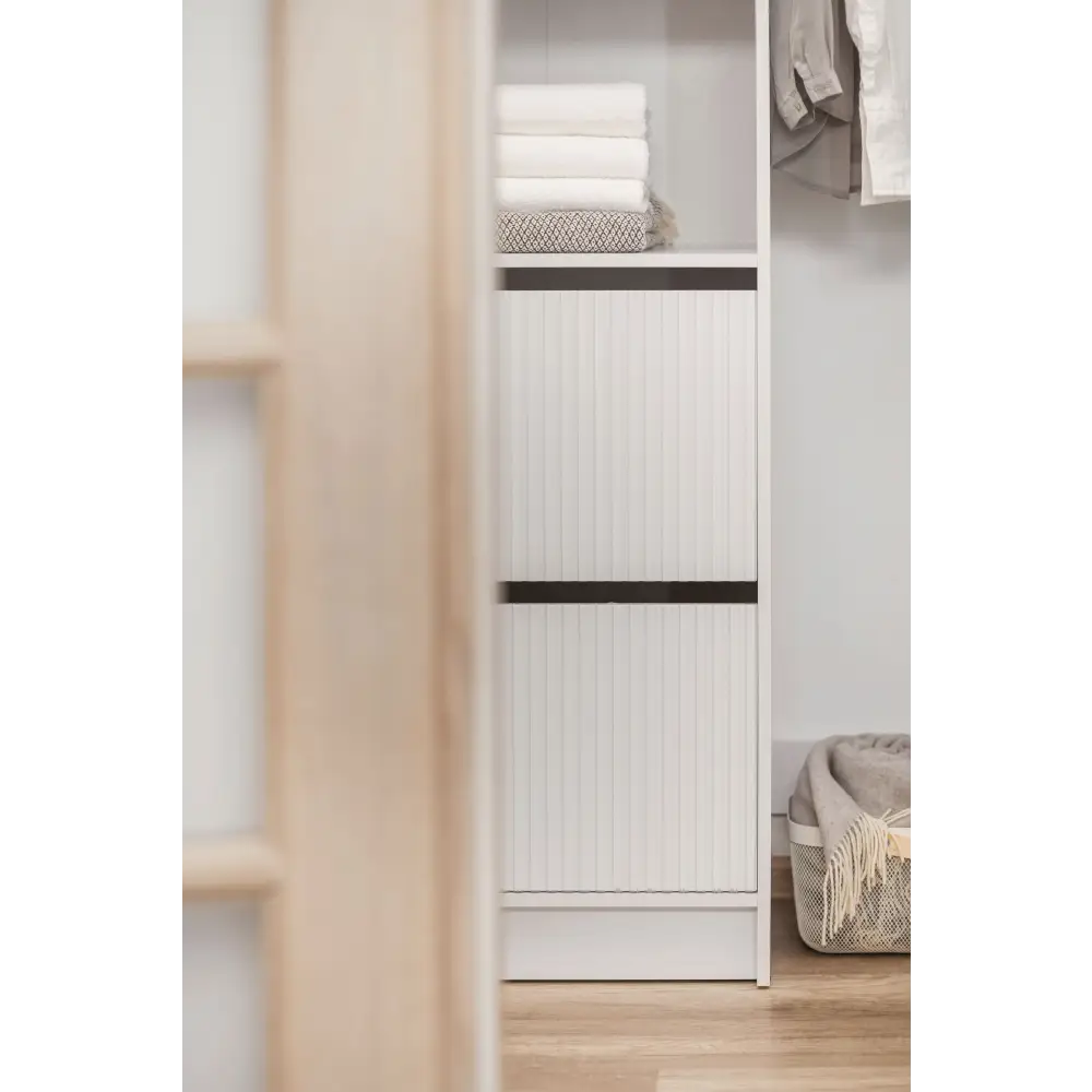 BASEL 2M WALK IN WARDROBE KIT - FLUTED - Home & Garden > Storage > Clothing & Wardrobe Storage