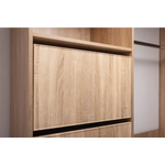 BASEL 2M WALK IN WARDROBE KIT - SLIM SHAKER - NATURAL OAK - Home & Garden > Storage > Clothing & Wardrobe Storage