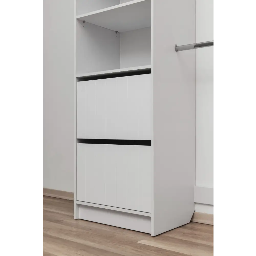 BASEL 2M WALK IN WARDROBE KIT - VJ PANEL - Home & Garden > Storage > Clothing & Wardrobe Storage