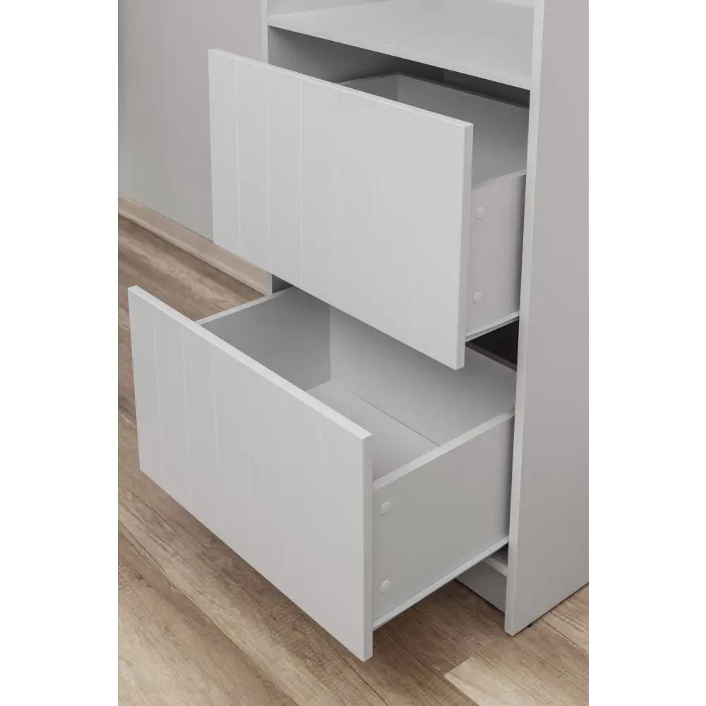 BASEL 2M WALK IN WARDROBE KIT - VJ PANEL - Home & Garden > Storage > Clothing & Wardrobe Storage